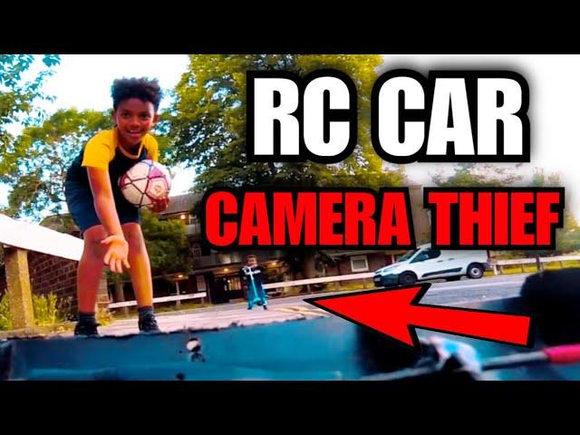 He Attacked my In N Out RC Car!!!