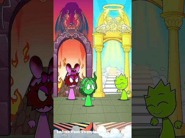 Destiny challenge : Help Pinki And Lime Choose Heaven or Hell