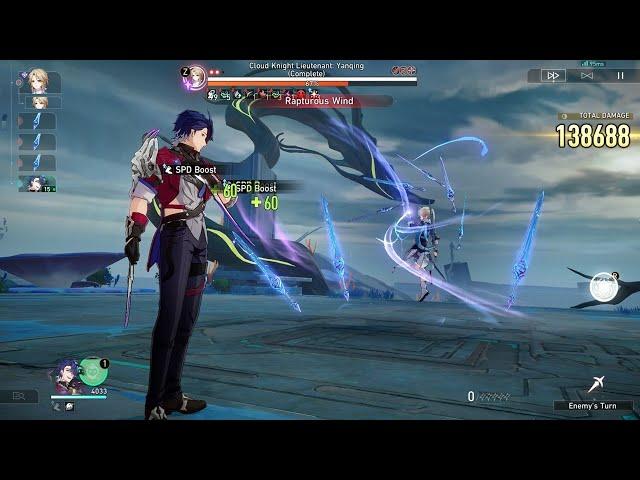 Sampo Solo vs Yanqing Level 90 Difficulty 4 The Nihility Path - Honkai Star Rail