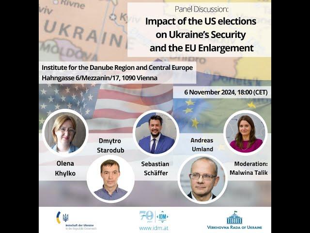 Impact of the US elections on Ukraine’s Security and the EU Enlargement