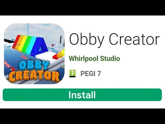 If Obby Creator Was a Mobile Game