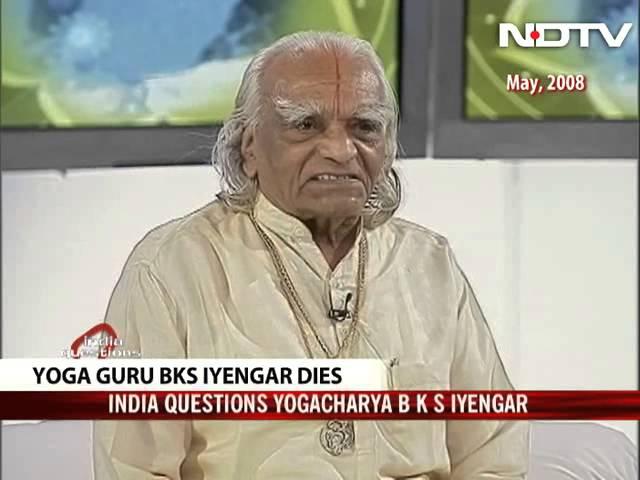 Yoga guru BKS Iyengar dies at 95