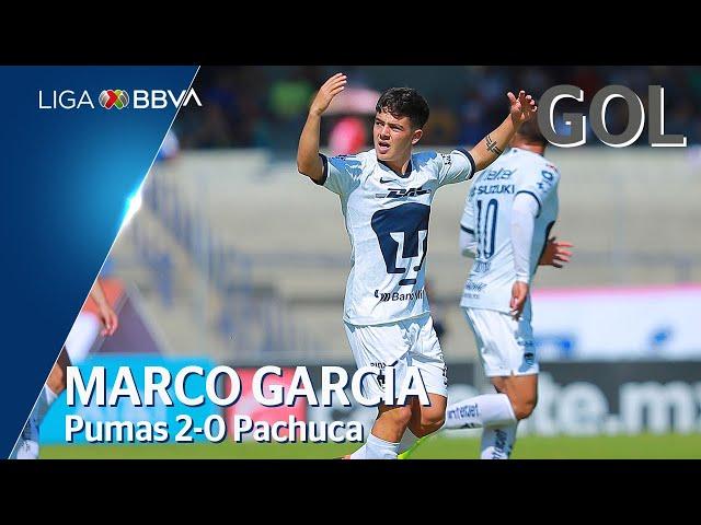 Gol de M. García | Pumas 2 - 0 Pachuca | Clausura 2020  - Jornada 1 | LIGA BBVA MX