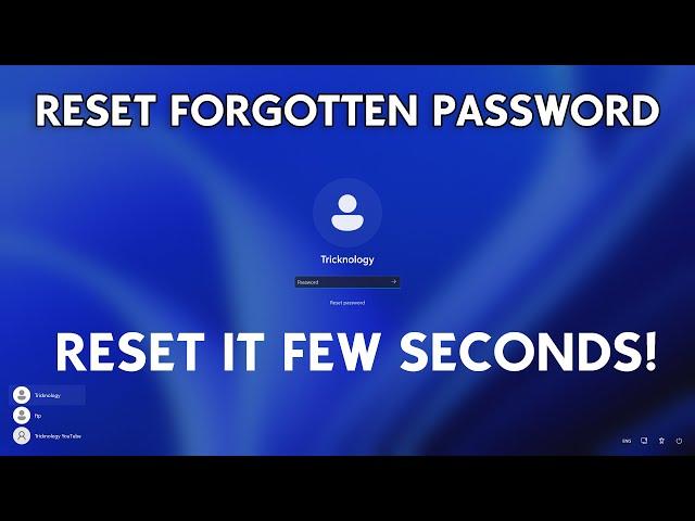 How To Reset Forgotten Windows 11/10 Password