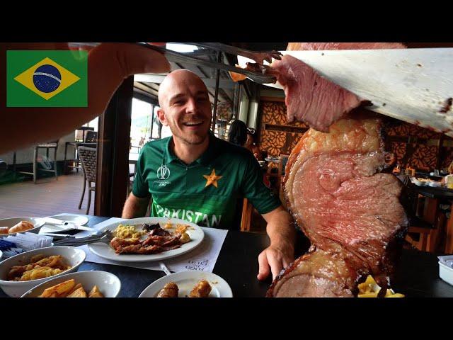 INSANELY DELICIOUS Rodizio Churrasco (Trying ALL-YOU-CAN-EAT Brazilian BBQ)! 