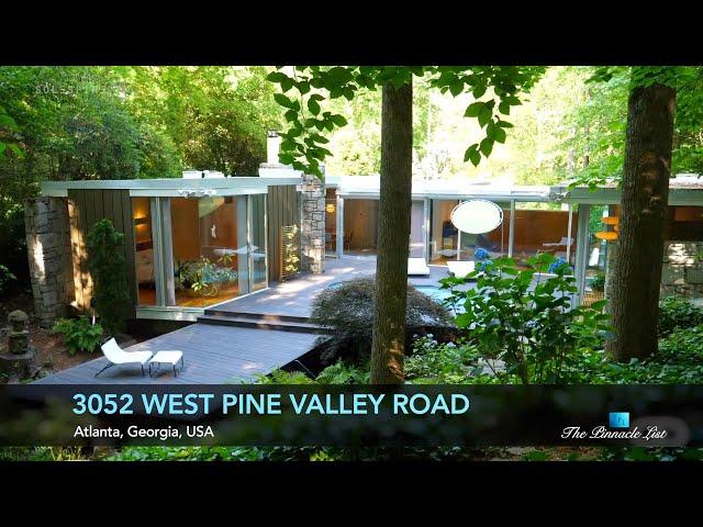 Mid-Century Modern Home | 3052 W Pine Valley Rd NW, Atlanta, Georgia, USA  | Luxury Real Estate