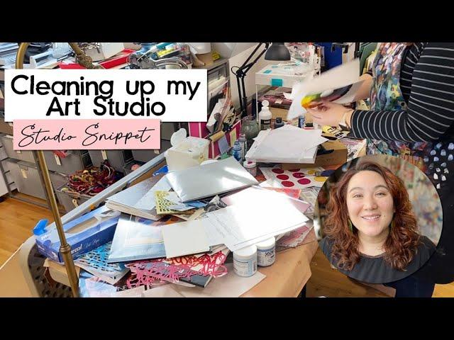 Working Artist Vlog 39: Cleaning Up my Art Studio