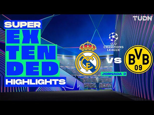 SUPER EXTENDED HIGHLIGHTS | Real Madrid vs Borussia Dortmund | UEFA Champions League 2024/25 - J3