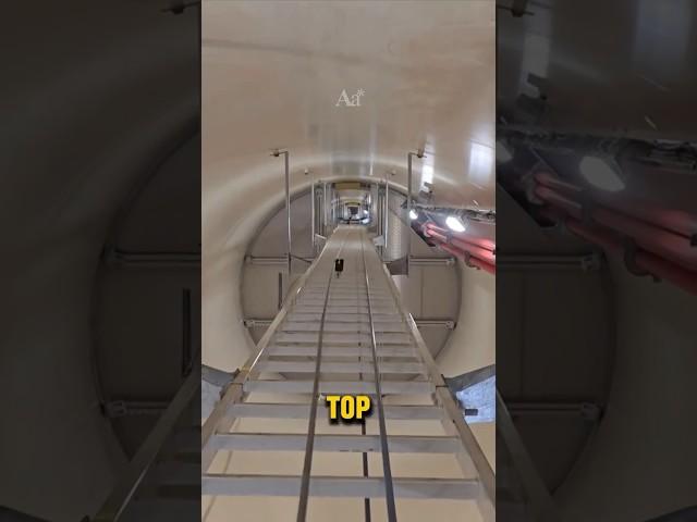 Inside a Wind Turbine in Crazy Winds! #shorts