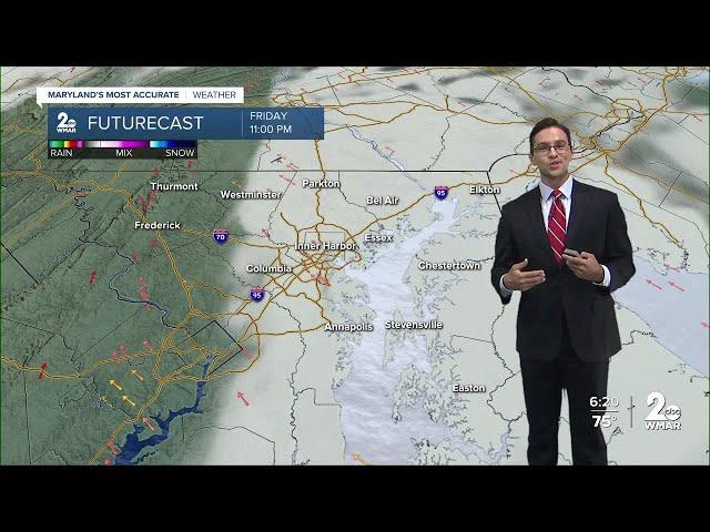 WMAR-2 News Chris Swaim Friday weather