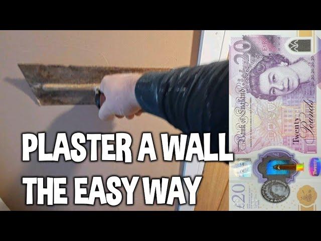 HOW TO PLASTER A WALL STEP BY STEP