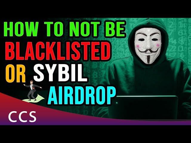  How To Never Be Blacklisted or Sybil on Airdrops  #airdrop #sybil #cryptoairdrop