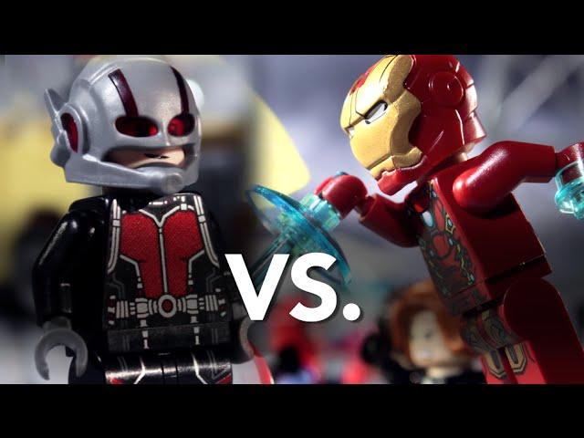 LEGO Civil War: Ant-Man vs. Iron Man