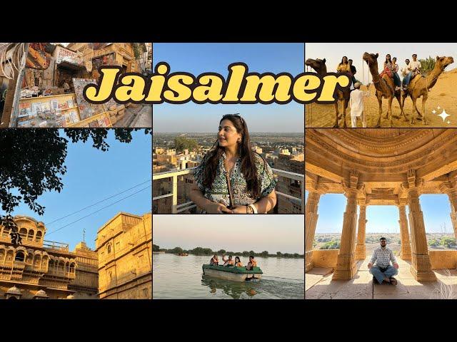 Jaisalmer Vlog | Sam Sand Dunes | 3 Nights Itinerary | Best places to visit | Valine Punamia