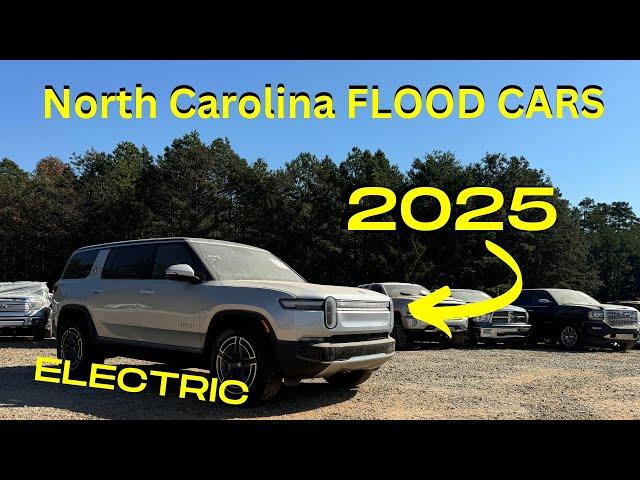 Checking Out Hurricane Flooded Cars In North Carolina IAA