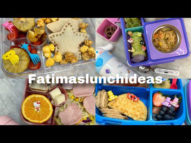 Weekly lunch box compilations/ Loncheras de la semana de Danna #fatimaslunchideas #schoollunch