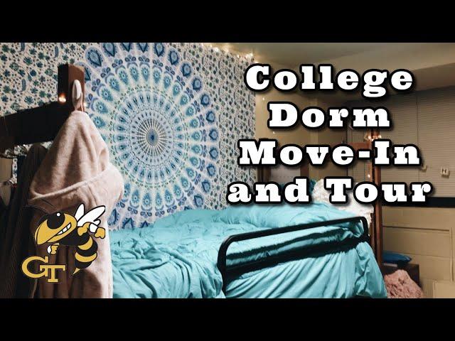 college dorm move-in and tour 2019 | georgia tech