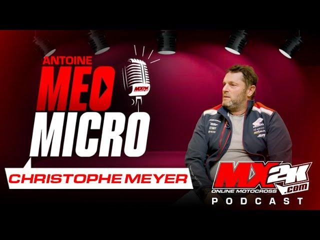 Christophe Meyer : "J'étais fainéant"