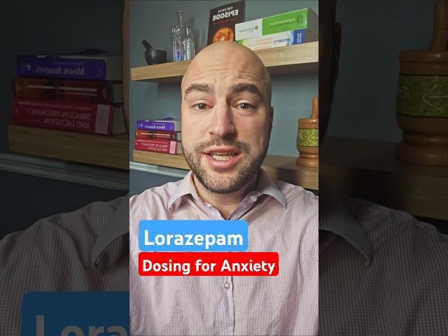 What is the dose of Lorazepam (Ativan) when initially treating anxiety? #ativan #anxiety