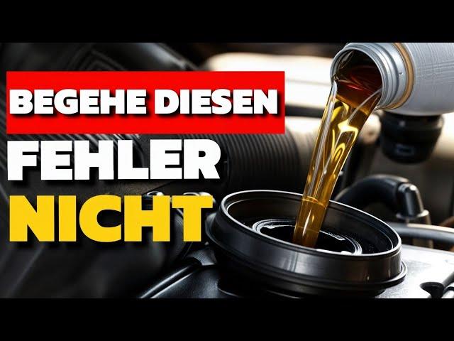 10 VERSTECKTE Fallen im Ölwechsel, die Lhren Motor ZERSTÖREN Werden!