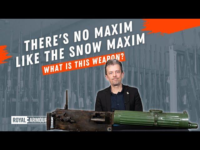 The world's longest serving machine gun, the Maxim Model 1910 with firearms expert Jonathan Ferguson