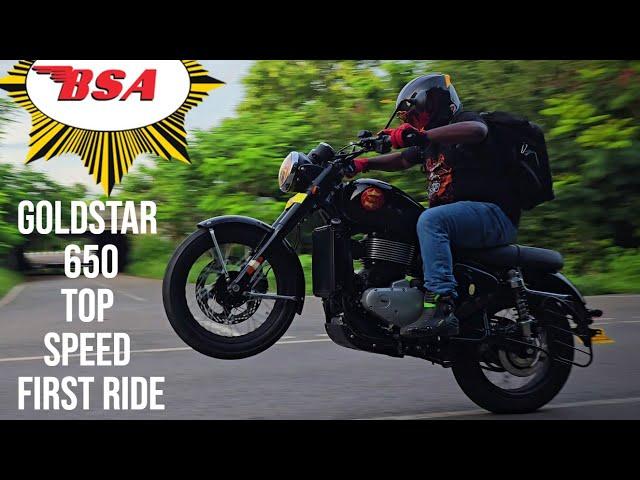 BSA Goldstar 650 Top Speed First Ride Review