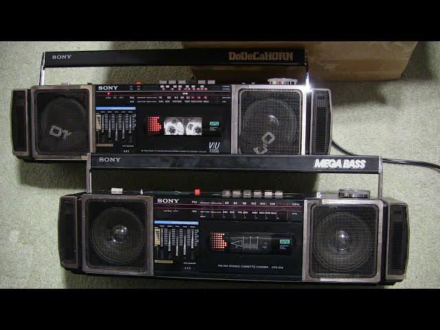 Sony CFS-D10 DoDeCaHORN DoDeCa zone unboxing play Subwoofer Megabass cassette 13Sept24