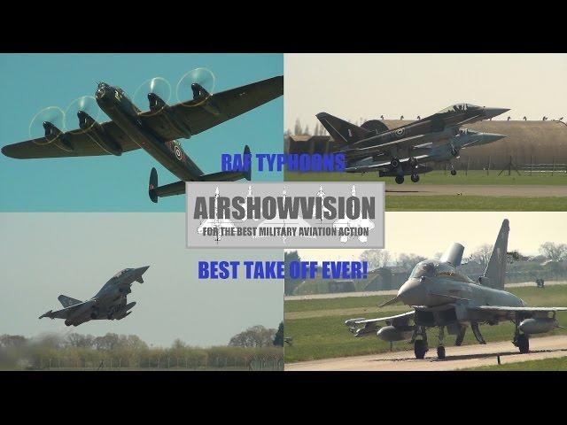 RAF TYPHOON BEST EVER PERFORMANCE TAKE OFF (airshowvision)