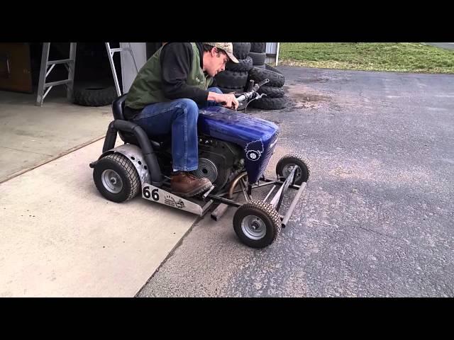 Racing Lawnmower for Auction at GoBidToday.com