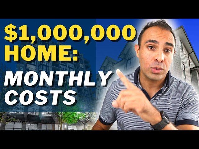 INSIDE A $1 MILLION DOLLAR TOWNHOME PLUS Home Ownership Costs | Vancouver Real Estate