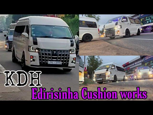 Kdh modified , edirisinha cushin works #toyota #kdh