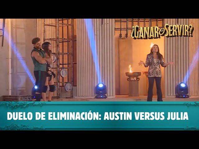 Duelo de eliminación: Austin versus Julia | ¿Ganar o Servir? | Canal 13