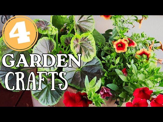 4 Amazing Outdoor Crafts! Transform Your Garden with These Simple Ideas 