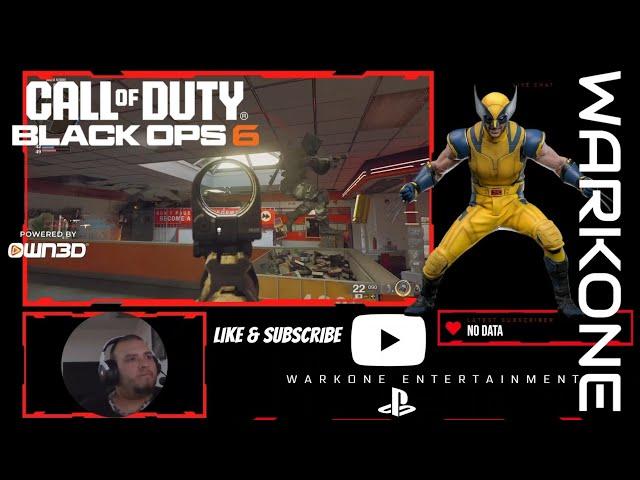 Call Of Duty Black Ops 6 - WARK ONE OBS  Live Stream Overlay Test Run