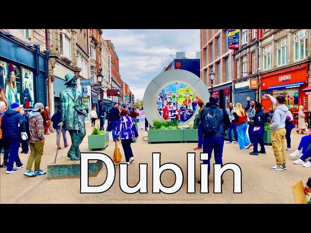 Dublin City Walk, Ireland October 2024| 4K walking tour of Dublin City Centre | UHD 60fps