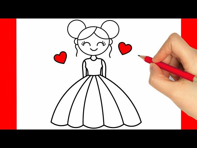 HOW TO DRAW A GIRL EASY STEP BY STEP