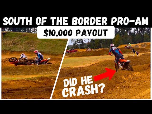 THEY TOOK EACH OTHER OUT!! Wild Racing in 250 Pro-Am on a Gnarly Track at SOBMX Training Facility