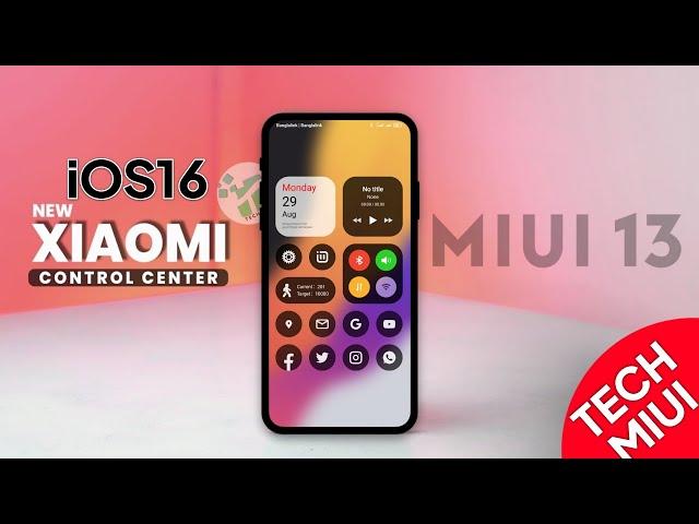 iOS 16 Control Center Enable in Any Xiaomi Phones || Best MIUI Themes