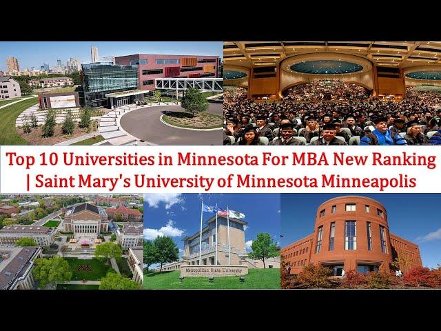 Top 10 Universities in Minnesota For MBA New Ranking | Online MBA Programs Minnesota