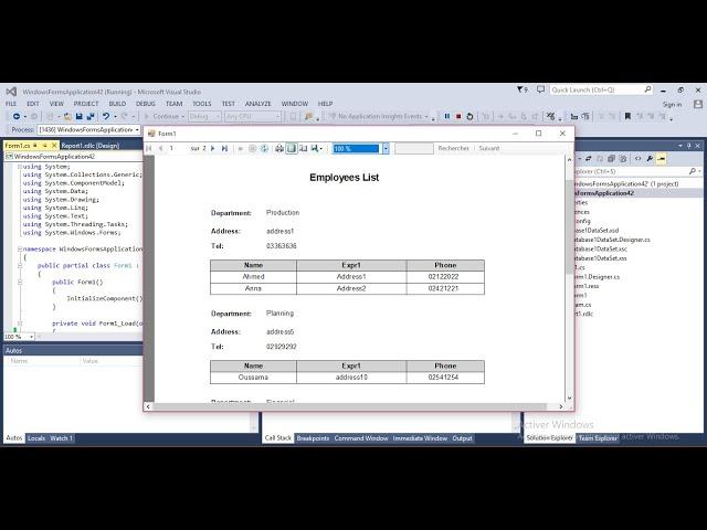 Create Master Detail RDLC Report with data from multiple Tables