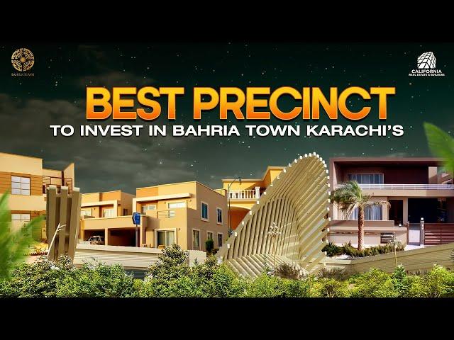  Best Precinct to Invest in Bahria Town Karachi – Find Your Prime Spot! 