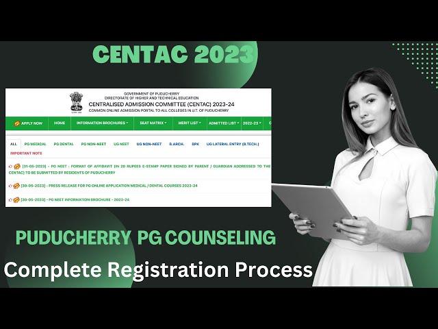 CENTAC PG Registration details 2023