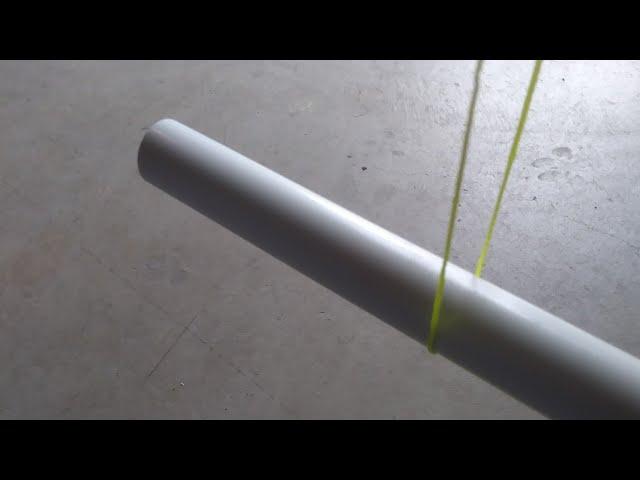 Cutting PVC with string!!!  (tips and tricks Tuesday)