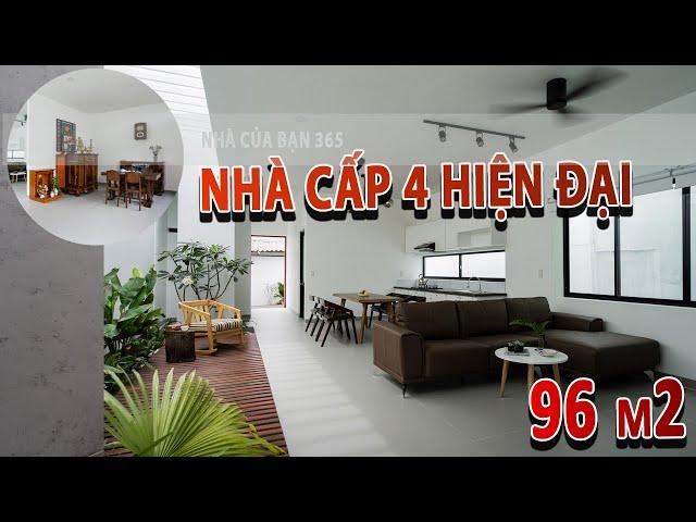 "NHÀ CẤP 4" với ngôn ngữ thiết kế hiện đại | Nhà của bạ 365 | Kts Hồ Viết Hiếu.