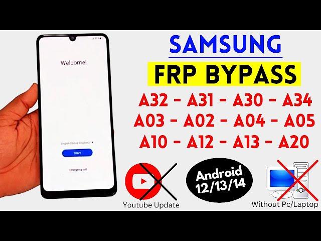 All Samsung Galaxy Frp Bypass Without Pc 2024 Android 12-13-14 Latest Security Update Patch 2025