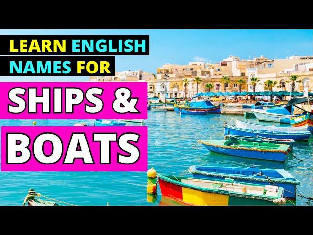 Explore Maritime Vocabulary: Ships, Boats & Nautical Terms | English Learning | LearningEnglishPRO 