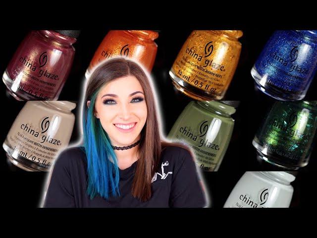 China Glaze Jurassic World Nail Polish Collection Swatches and Review || KELLI MARISSA