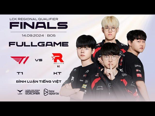 T1 vs KT | Full Game 1, 2, 3, 4, 5 | Worlds 2024 LCK Regional Qualifier [FINALS]