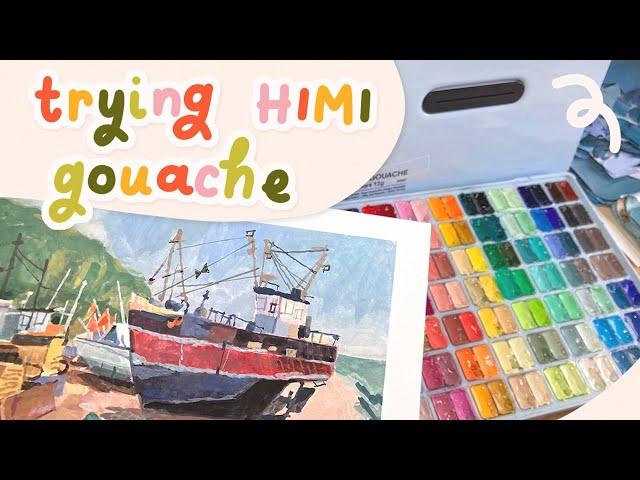 Testing out the HIMI Gouache 112 set | Are they worth it?