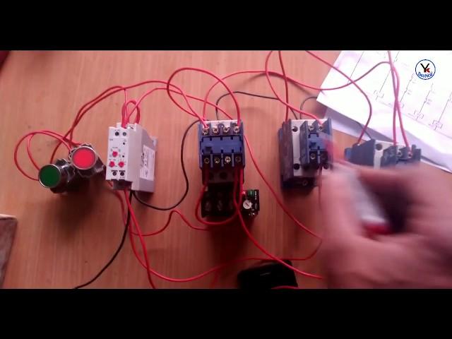 Star Delta starter control wiring | Auto star delta drawing | YK Electrical